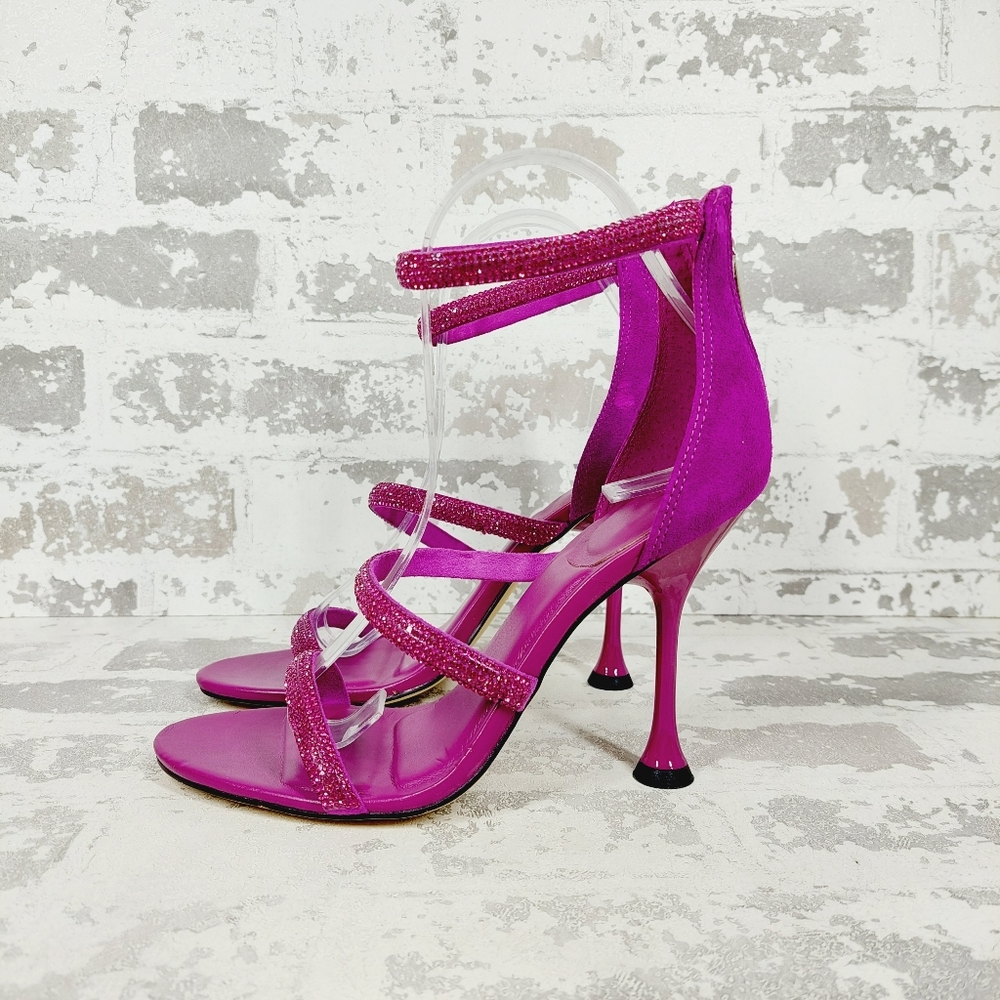 NEW Marc Fisher LTD. Women's Carita Fucsia Pink High Heel Sandals K84